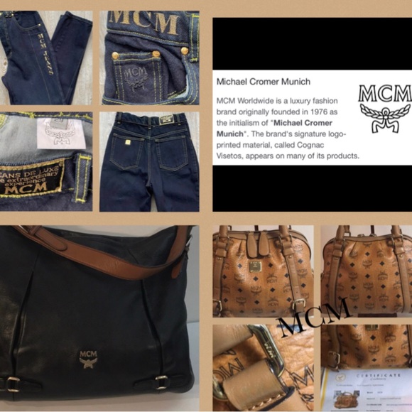 MCM, DESIGNER MICHAEL CORMER MÜNCHEN RARE HIGH RISE STUNNING JEAN - Picture 3 of 11